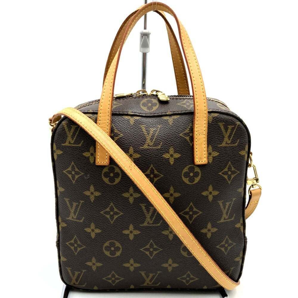 LOUIS VUITTON Brown Monogram Canvas Shoulder Bag